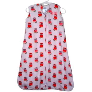 HALO Sleep Sack Fleece Owl Print Size Small NB-6 Months